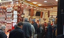 Bursa'da bayram öncesi kasaplarda yoğunluk