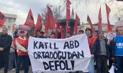 Bursa'da gençler İran saldırısını protesto etti