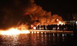 Marinada büyük yangın: 8 motoryat etkilendi