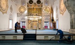 Yıldırım'da camilerde bayram temizliği