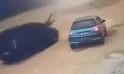 Bir şahıs husumetlisini arabayla çarpıp yaraladı