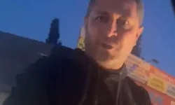 Eşinin tartıştığı sürücüyü tehdit edip otomobiline zarar verdi