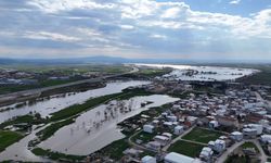 Bursa'nın sular altında kalan arazileri böyle görüntülendi