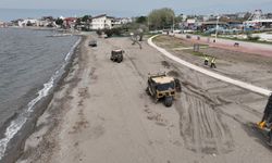 Plajlar yaza hazır hale getiriliyor