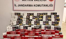 Artvin'de kaçakçılıkla mücadelede 9 bin 690 paket sigara ele geçirildi