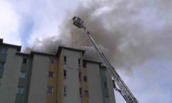 Ataşehir'de site içinde yangın: Sakat köpek mahsur kaldı