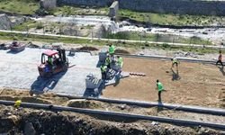 Aydın Büyükşehir'den Buharkent'te yol yapım çalışması