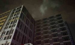 Bahçelievler'de inşaat halindeki 12 katlı binada yangın paniği