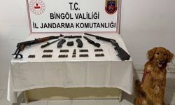 Bingöl'de silah ve mühimmat ele geçirildi