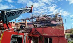 Müstakil evde yangın paniği