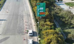 Çeşme gişelerinde dron destekli trafik denetimi devam ediyor