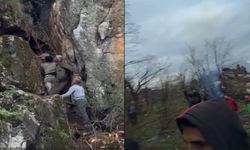 Derecik'te dağda mahsur kalan genç kurtarıldı