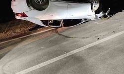 Elazığ'da otomobil takla attı: 6 yaralı