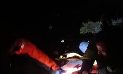 Erzincan'da uçurumdan düşen İran uyruklu vatandaş kurtarıldı