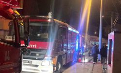 Erzurum'da metruk binada korkutan yangın