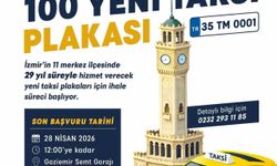 İzmir'de 11 ilçeye 100 taksi plakası için ihale başvuruları devam ediyor