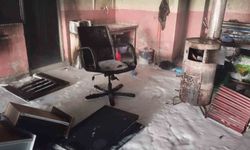 Kelkit'te sobaya dökülen tiner parladı: 1 kişi ağır yaralandı