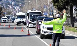 Ordu'da bir haftada 17 binden fazla araç ve sürücüsü denetlendi