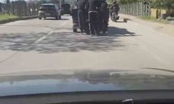 Patenli gençlerin tehlikeli yolculuğu kamerada