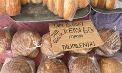 Pazarda etiketsiz ve ambalajsız ekmek satan esnaf hakkında işlem yapıldı