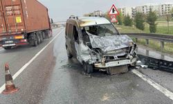 Polis kontrol noktasına metreler kala faciadan dönüldü, yanan araçtan sürücü son anda kurtarıldı