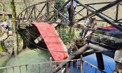 Sakarya'da dere üzerindeki asma köprü çöktü: 2 hafif yaralı