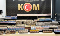 Saman yüklü tırlarda yaklaşık 5 bin paket kaçak sigara ele geçirildi