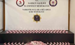 Samsun'da 15 bin 750 adet uyuşturucu hap ele geçirildi
