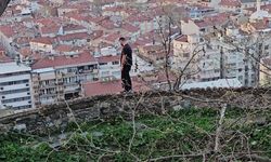 Bursa Tophane surlarında intihar girişimi