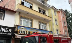 Vezirköprü'de daire yangını