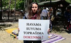 Çevre eylemcisi gözaltına alındı