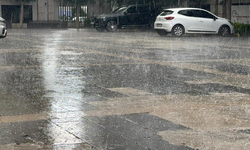 Bursa'da dolu yağışı etkili oldu