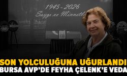 Usta Tiyatrocu Feyha Çelenk’e Bursa’da Veda