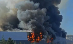 Korkutan boya fabrikası yangını!