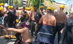 Madencilere biber gazlı müdahale