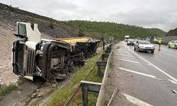 Samsun’da iki TIR çarpıştı: 2 yaralı