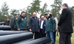 Orhaneli’de 13 bin 500 dekarlık alana modern sulama yatırımı