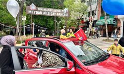 Lösemiyi yenen Alparslan için gökyüzüne balon bıraktılar