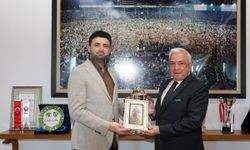 Başkan Şadi Özdemir’den Bursaspor’a tebrik ziyareti
