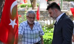 Başkan Vekili Şahin Biba'dan şehitlik, esnaf ve itfaiye ziyareti