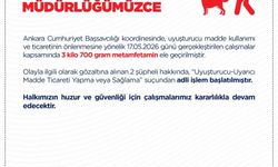 Ankara'da uyuşturucu operasyonu: 2 gözaltı