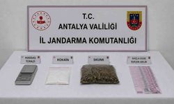 Antalya'da uyuşturucu operasyonunda 1 şüpheliye işlem