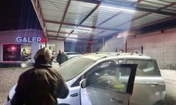 Arsuz'da araç yangını