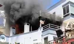 Balkonda mangal keyfi facia ile sonuçlandı: Patlayan tüp yangına neden oldu