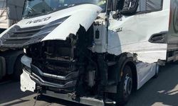 Bilecik'te iki tır çarpıştı: 1 yaralı