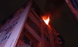 Bursa'da 6 katlı binada yangın paniği