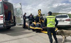 Çorum'da iki otomobil çarpıştı: 2 yaralı