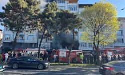 Fatsa'da oto aksesuar dükkanında yangın: Patlama paniğe neden oldu