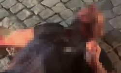 Husumetli olduğu akrabasının boğazını kesip kahvehanenin önüne attı