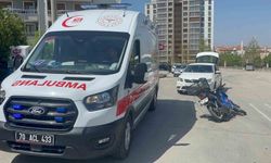 Karaman'da otomobil ile motosiklet çarpıştı: 1 yaralı